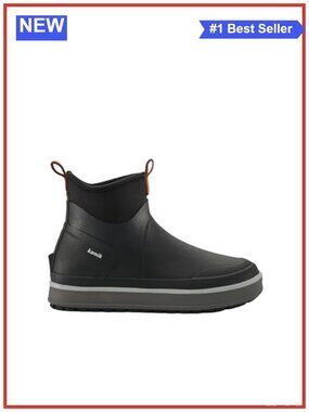Waterproof Slip-On Ankle Rain Boots Synthetic Rubber Lowtide